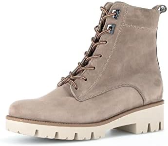 Gabor Dames klassieke enkellaarsjes, vrouwen enkellaarsjes, verwisselbaar voetbed, comfortabele extra breedte (H), Braun fango, 37.5 EU Weit