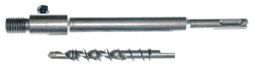 Blue Boar SDS-plus 8" (200mm) L adapter M16 thread, 3/8" (10mm) carbide pilot bit, spring, screw, in plastic tube for all Blue Boar Stucco & FRP TCT hole cutters