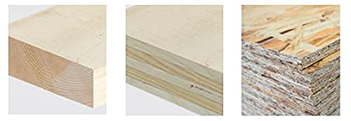 Tellerkopschroeven, houtbouwschroeven, alle maten, platte kop, torx- schroeven, 50 stuks, 6 x 260 mm, TX30
