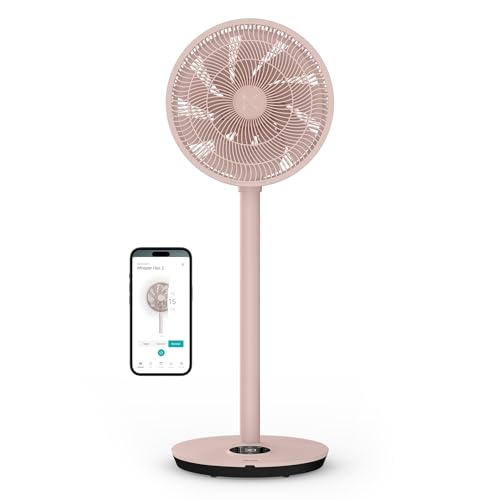 Duux Whisper Flex 2 - Ventilador inteligente – silencioso 13 dB – Modo nocturno y temporizador – Altura regulable (54 – 92 cm) – Eficiencia energética a partir de 2 W – Control mediante aplicación y Duux Whisper Flex 2 - Ventilador inteligente – silencioso 13 dB – Modo nocturno y temporizador – Altura regulable (54 – 92 cm) – Eficiencia energética a partir de 2 W – Control mediante aplicación y