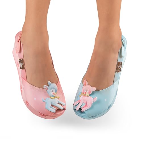 Image of Hot Chocolate Design Funky Women's Peep Toe Wedge Sandals