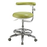 【EINSTELLBAR】- Die Höhe des Sitzes kann nach individuellen Bedürfnissen eingestellt werden, und die Höhe der Armlehne kann durch 360°-Drehung angepasst werden, bis Sie Ihre bequeme Sitzposition erreichen.