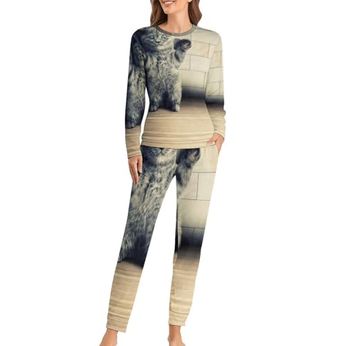 Pyjama femme souris-chat idéal pour vos soirées cocooning à la maison