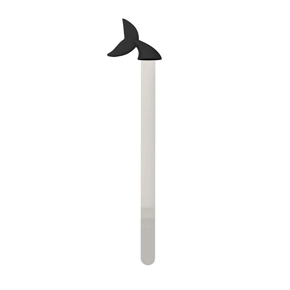 Marque-page en métal 3D en forme de requin en forme de queue de baleine, marque-pages cool pour étudier, cadeau attentionné et incroyable pour les couples, les tuteurs et les étudiants (3