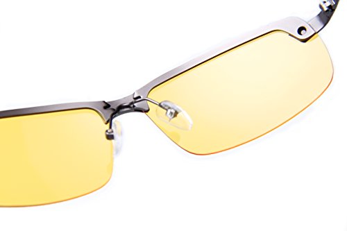 Clear Night The Original Driving Glasses - Anti-Glare, TAC Polarized, HD Vision, Clarity Lenses, Safety Glasses