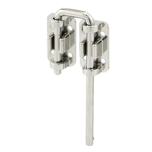 Prime-Line U 9846 Patio Sliding Door Loop Lock, 1-1/8 In. Hardened Steel Bar with Diecast Base...