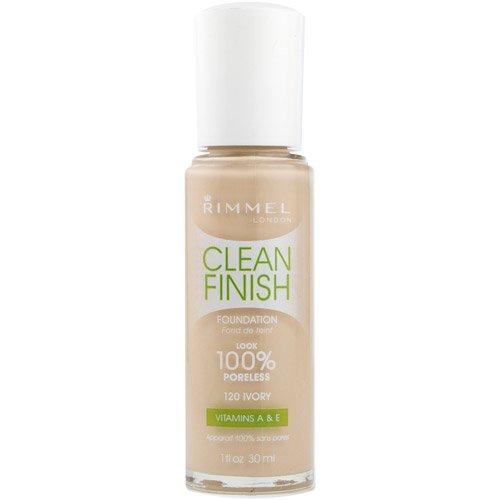 (Pack 2) Rimmel Clean Finish Foundation, Ivory, 1 Fluid Ounce