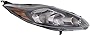 Garage-Pro Headlight Compatible with FORD FIESTA 2012-2013 RH Assembly Halogen with Appearance Package Hatchback/Sedan SE Model