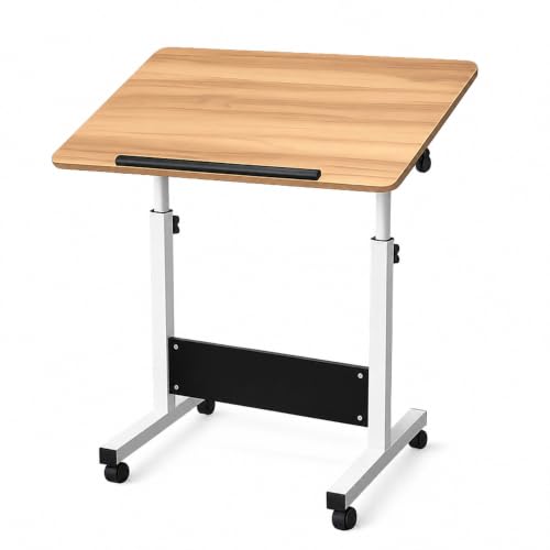 Image of Ant Esports Bravo LT500 Height Adjustable Standing Desk with Wheels, Mobile Walking Pad & Treadmill Desk, Tiltable Laptop Workstation, Sit Stand Computer Table for Home Office, Study & WFH, 60 x 40 cm