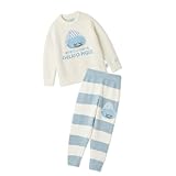 [ジェラート ピケ] 【ドラゴンクエスト】【キッズ】ベビモコプルオーバー&ボーダーロングパンツセット PKNT255403 BLU