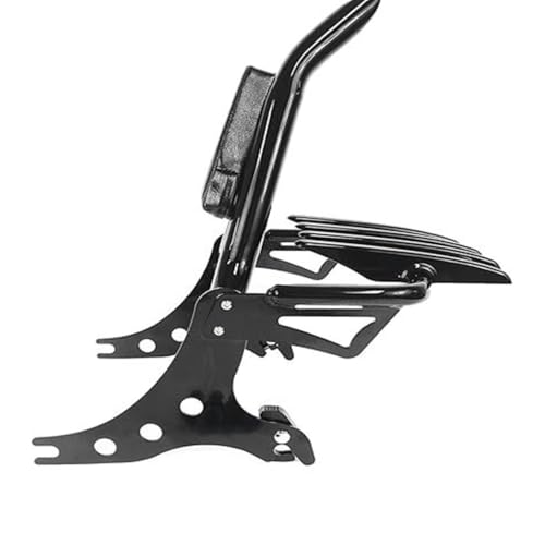 Dossier passager Fatboy amovible contre la fatigue lombaire sissy bar noir 22"