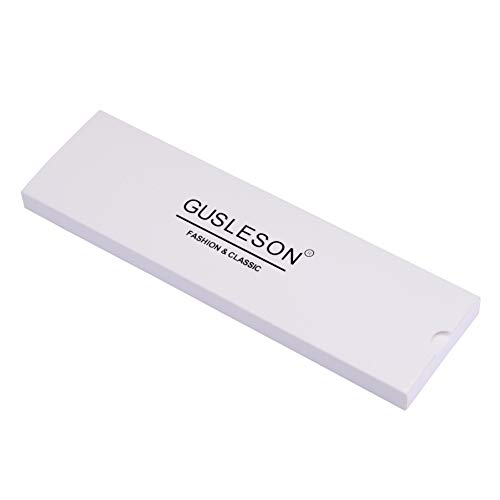 GUSLESON Fashion 1.58"(4cm) Solid Color Necktie and Pocket Square Sets For Men + Gift Box