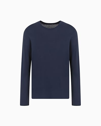 Image of Armani Exchange Men's Basic Long Sleeve Jersey Crew Neck Tee