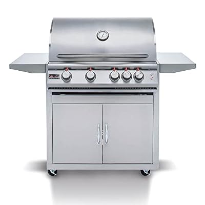 Blaze Premium LTE 32-Inch 4-Burner Propane Gas Grill With Rear Infrared Burner & Grill Lights - BLZ-4LTE2-LP