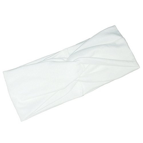 DAWEIF Women's Headbands,Functional Cotton Turban Twist Knot Head Wrap Headband Cross Elastic Hair Band Accessories