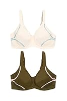 Berlei Women's Bras Electrify Underwire Bra, P0LY (2 Pack), 10C