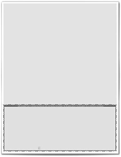 Cheques de negocio VersaCheck antialteración, formato Business Voucher #1002 gris 2