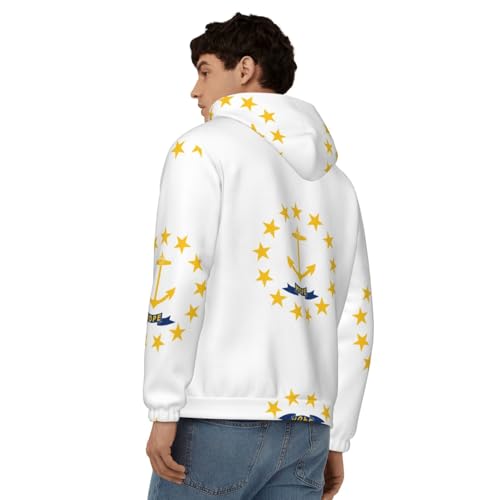 Sweat à capuche homme Rhode Island idéal pour vos weekends