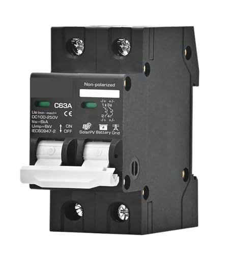 Disyuntor de bajo voltaje 2P para panel solar de 32A DC100V a 250V