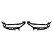 HECASA Pair Fog Light Bezels Compatible with 2015-2024 Chrysler 300 Replacement for CH1038172 CH1039172 Front Bumper Driving Fog Lamps Cover Trim Driver&Passenger Side
