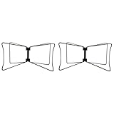 ARVALOLET 2 Unidades de Caja Plegable para Acampar, Caja organizadora portátil, Soporte Plegable, Cajas de Almacenamiento de Acero para Exteriores, estantes para Picnic al Aire Libre, Pesca