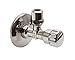 Produktbild 1 x Eckventil Messing verchromt selbstdichtend 1/2" x 10 mm
