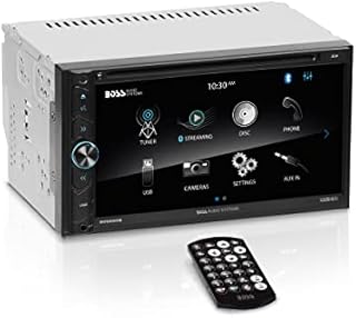 BOSS Audio Systems BV9695B Car Audio Stereo System - 6.95 Inch Double Din, Touchscreen, Bluetooth Audio and Calling Head Unit, CD Player, A-Link (Screen Mirroring), AM/FM Radio Receiver, For Amplifier