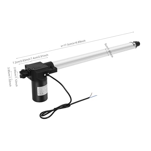 Actuador lineal 12V de 6000N: fuerza máxima y movimiento suave de 500mm 3