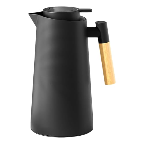 térmica, jarra para zumo revestida de un litro | Jarra para té dispensador de bebidas y agua para cocina, camping, restaurante exterior