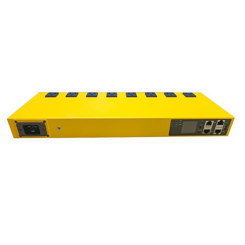 Image of Smart PDU Cabinet Socket 8-Port 15 amps SSH telnet SNMP 485-TCP RTU Programming Development Network Remote Control Room Aging Rack Used (SNMP v1v2v3 telnet SSH Version)