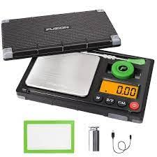 Fuzion Hive - 200 Balance with protective cover, calibration weight, weighing tray, and USB cable