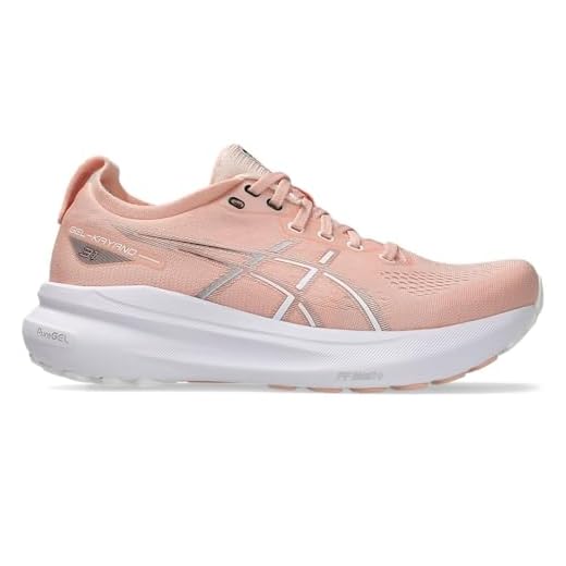 ASICS Femme Gel-Kayano 31 Sneaker, Brise/Blanc, 35.5 EU