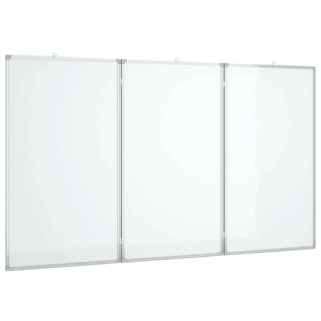 vidaXL Pizarra magnética plegable aluminio 180x80x1,7 cm