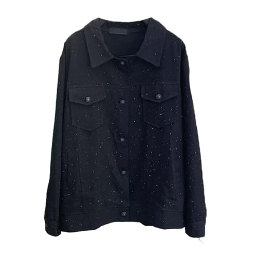Blazer décontracté homme veste denim à manches longues col V zippé