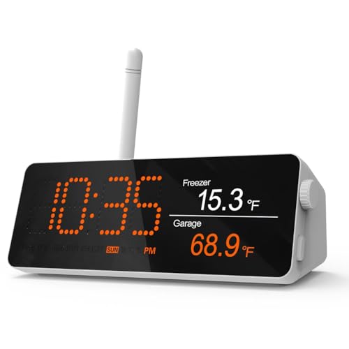 H5Pro LoRa Hub, with Upgraded LCD Screen and Antenna, Displays Datas, Historical Charts, Weather and Calendar, Compatible with MOCREO BLE and Long Range Sensor