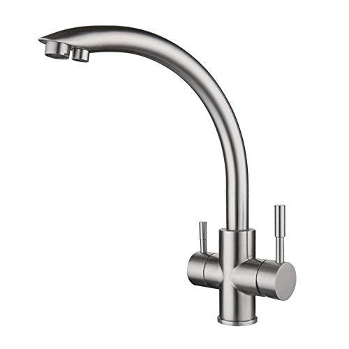 Mitigeur cuisine 3 voies eau filtrée pour simplifier la préparation des repas en famille