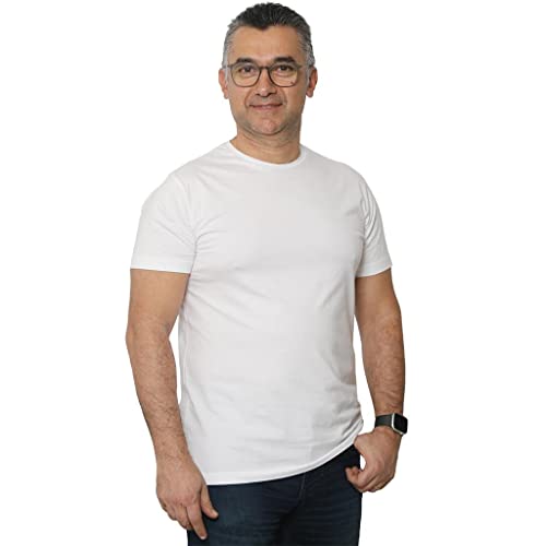 Karma Set of (3) Premium Cotton Crew Neck Undershirt - White2