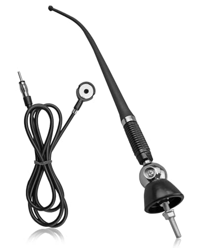 Rubber Radio Antenna Fit for John Deere Kubota Massey Ferguson Yanmar, Tractor Rubber Antenna Replace RMA60