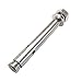 JENSWILL 10 Pack M10x100mm Expansion Bolts Anchor Bolt 304 Stainless Steel External Hex Expansion Screw Bolt Sleeve Anchor Fastener Wall Concrete