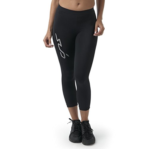 DUAL Damen Kompressionsleggings ? 3/4-Funktionsunterhose - Schwarz - L Cover