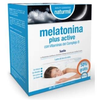 MELATONINA PLUS ACTIVE 60+30 COMPR NATURMIL