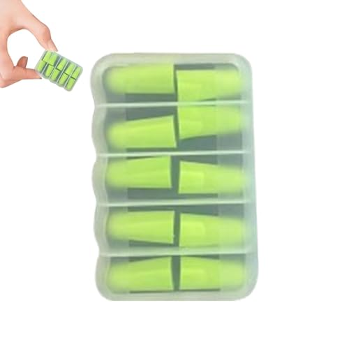 Tapones Para Los Oídos Con Ruido - 5 Tapones Para Los Oídos Con Cancelación De Ruido | Tapones Para Los Oídos De Esponja Reutilizables | Tapones Para Los Oídos Para Dormir Con Reducción De Ruido | Aur