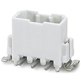 PHOENIX CONTACT PTSM 0,5/8-HV-2,5-SMD WH R44 Leiterplattengrundleiste, Weiß, 0.5 mm² Nennquerschnitt, 8 Anschlüsse, PTSM 0,5/..-HV-SMD WH Artikelfamilie, 2.5 mm Rastermaß, 400 Stück
