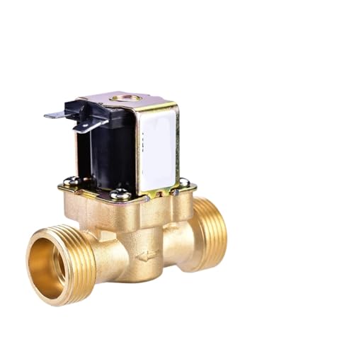 Électrovanne en laiton robuste 3/4 de pouce DC 24V normalement fermée durable - 2