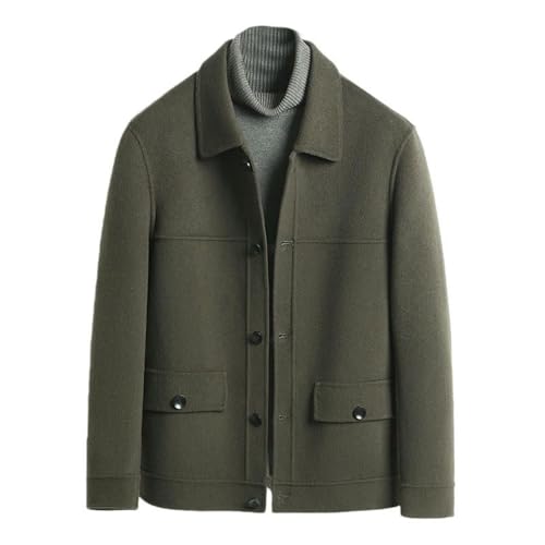 Manteau court en laine homme idéal pour les matins frais de l'hiver