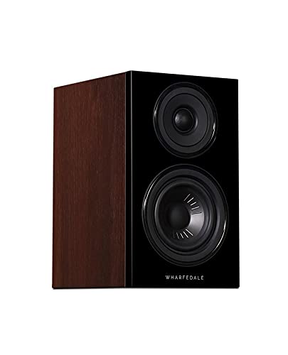 Wharfedale Diamond 12.2 Paire d’enceintes passives d’étagère, Noyer - Les Beatles, Paul McCartney, John Lennon, RIngo Starr, George Harrison Wharfedale Diamond 12.2 Paire d'enceintes passives d'étagère, Noyer