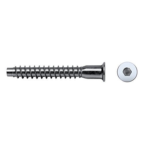 Celo 9550Ene - Tornillo Ensamblaje para Madera Ene Cabeza Allen Diámetro 5X50 Mm Cincado, 250 Unidades