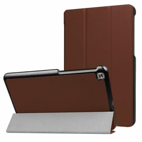 ZZOUGYY Tablet Cover for LG G Pad X2 8.0 Plus V530 /X II 8.0+ V533,Ultra Slim Folio Stand Lightweight Leather Case for LG G Pad 4 8.0 P530 / Gpad IV 8.0 FHD LTE P530L (Brown)