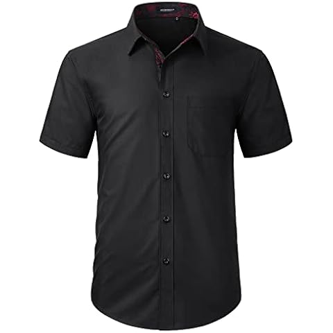 HISDERN Chemise à Manches Courtes Cover