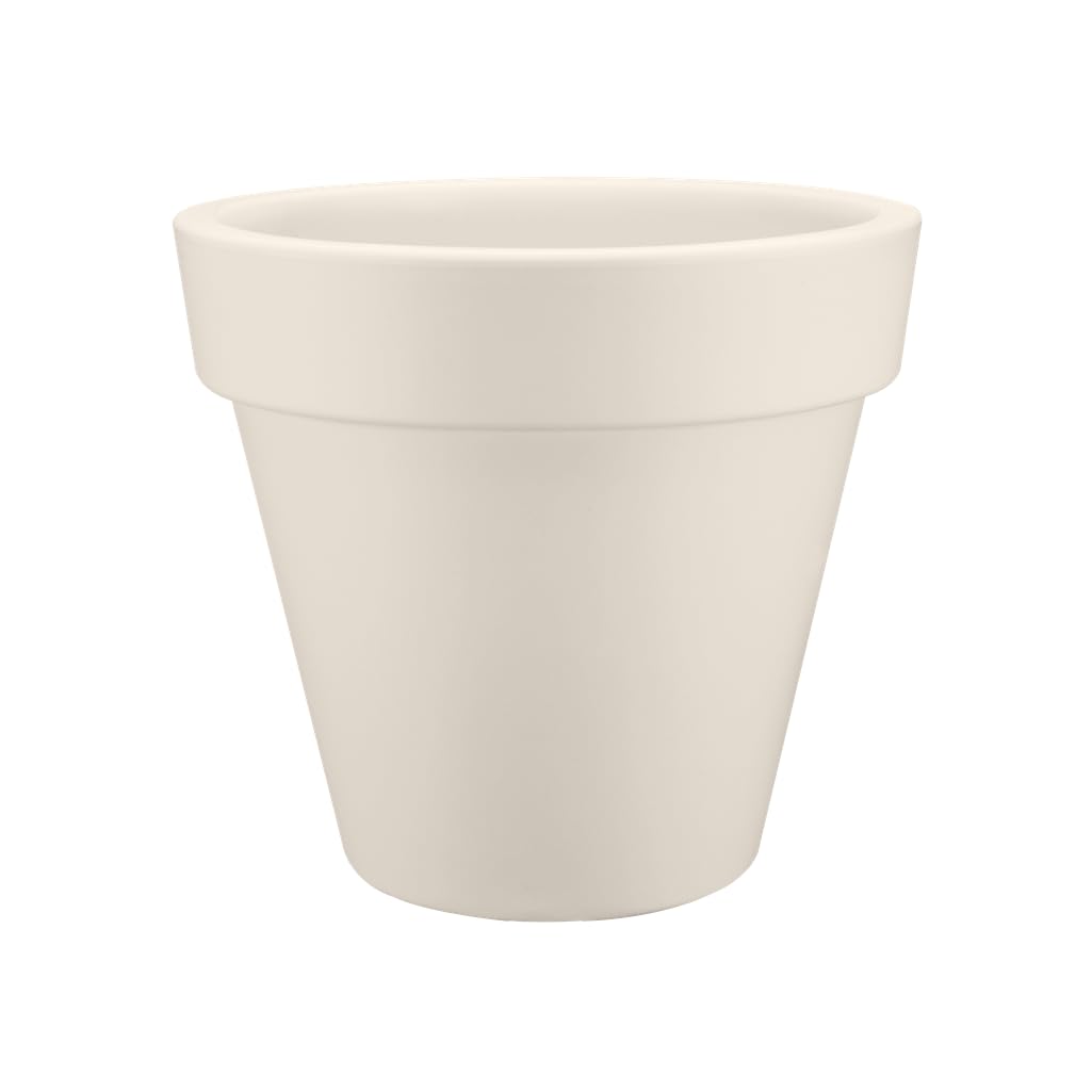 Elho Pure Round 60cm Pot de Fleur - Linen White